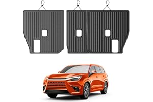 GALVAGNITE Backrest Mats for 2024 Lexus TX 7-seat / 2024 Toyota Grand Highlander 8-seat, All Weather TPE Backrest Cover Protector for TX Accessories (Backrest Mats)
