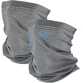 Geyoga 2/4 Pack Men Cooling Neck Gaiter Mesh Face Mask | UV Protection Face Cover for Summer Outdoor, Breathable Lightweight Stretchy Balaclava, for Men Women