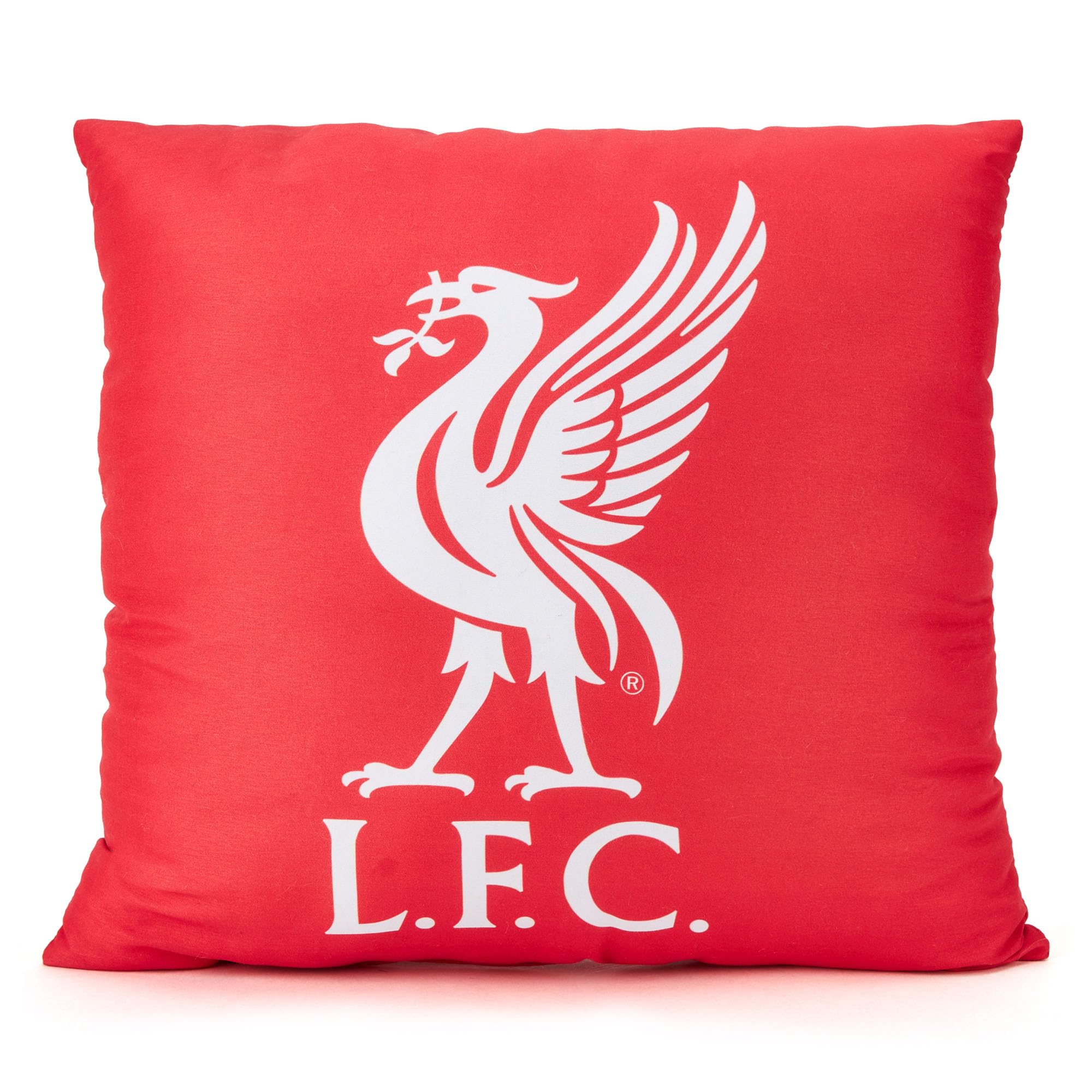 Liverpool FC Officially Licensed Filled Square Cushion For Adults and Kids, Ideal for Football Fans