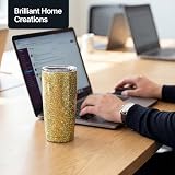 Hemway Gold Holographic Glitter 100g Microfine for Crafts Resin Nail view 8
