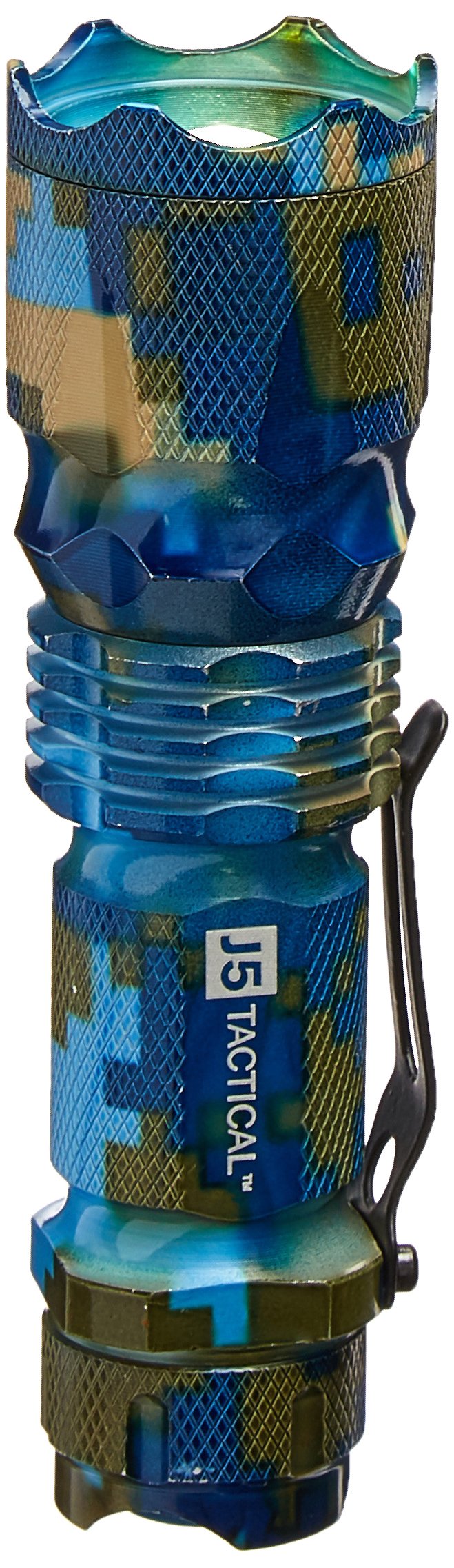 J5 Tactical J5 V1 Pro Blue Aqua Tactical Flashlight The Original 300