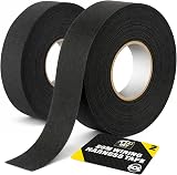 SOL 2 Pack 20m Black Cloth Tape Wiring Loom Harness Binding Felt for Cars view 1
