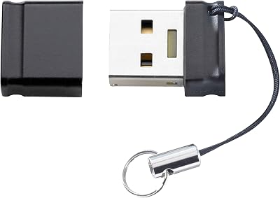 Intenso Slim Line 8GB USB 3.2 Gen 1x1 Flash Drive Black Compact Storage
