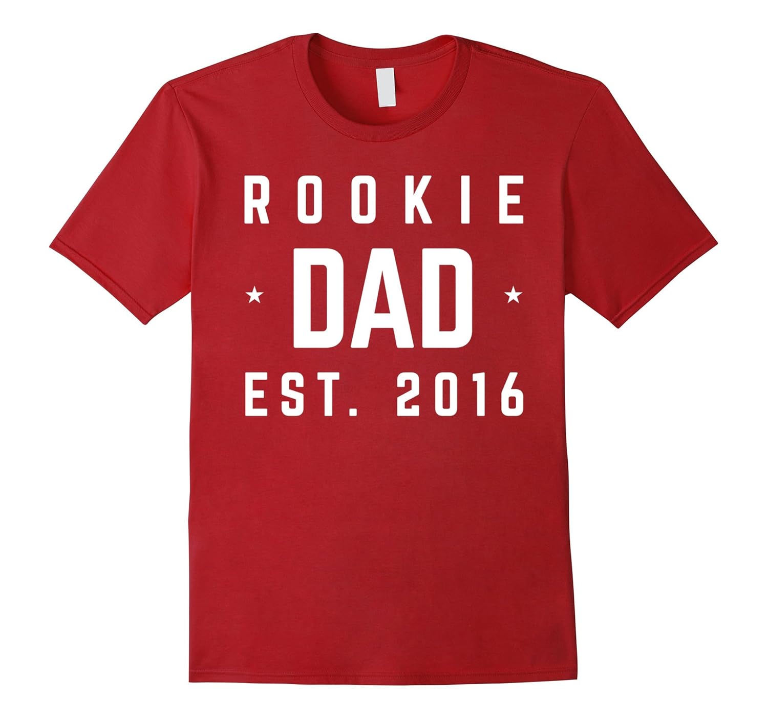 Rookie Dad Established 2016 Daddy Father Family Tee-anz