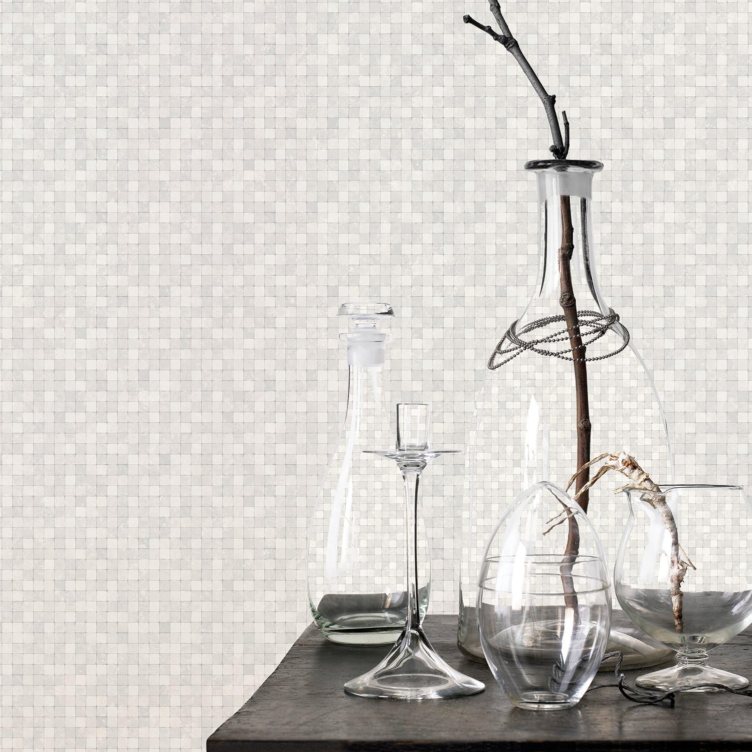 Galerie G67421 Natural FX Wallpaper Roll, White - Image 3