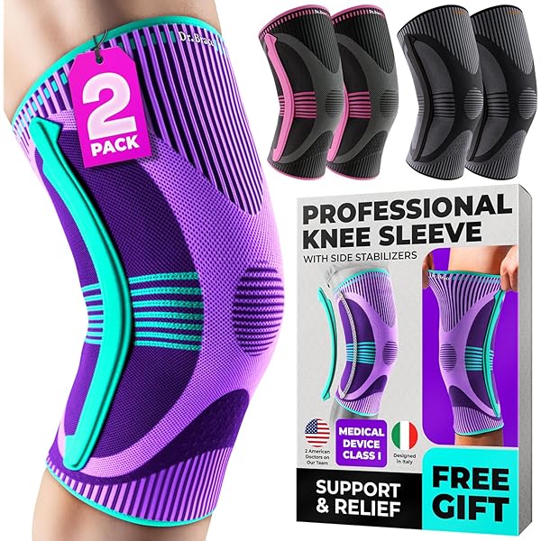 DR. BRACE ELITE Knee Brace With Side Stabilizers & Patella Gel – Support For Pain, Recovery (XX-Large) - View #4
