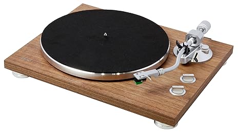 Teac TN-400BT HiFi-Plattenspieler (Schallplattenspieler, Riemenantrieb, DREI Abspielgeschwindigkeiten 33/45/78rpm, Bluetooth,