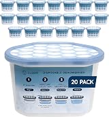 CUQOO Disposable Dehumidifier 500ml Pack of 20 Moisture Absorbers view 1