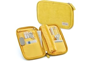 KOKUYO Slim Pencil holder Pouch, Yellow (F-VBF300Y)