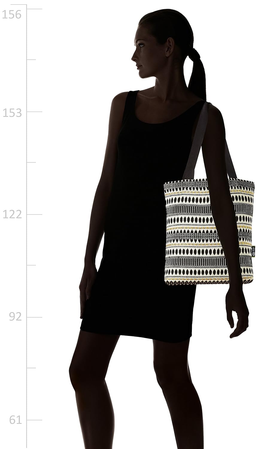 kanvas katha women's jacquard tote (kkjb009)