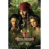 Trends International Disney Pirates of the Caribbean: Dead Man's Chest - Group Wall Poster, 22.375" x 34", Premium Unframed Version