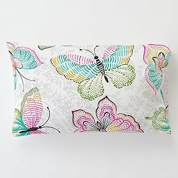 Carousel Designs Bright Damask Butterflies Toddler Bed Comforter