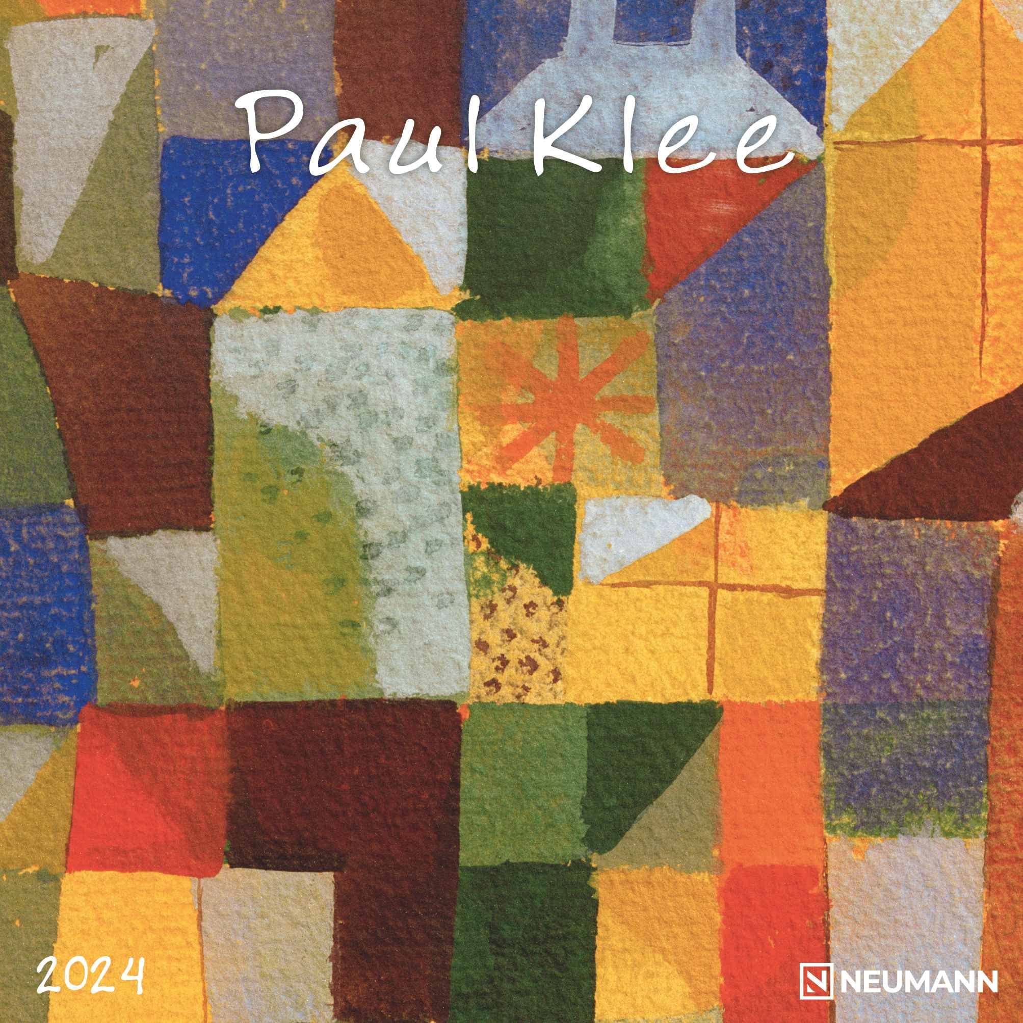 Paul Klee 2024 - Wall Calendar - Brochure Calendar - 30 x 30-30 x 60 Open - Art Calendar