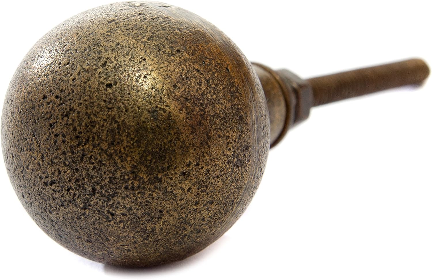 LOVELY Metal SPHERE Door Knobs / Drawer Pulls from INDIA. SET of 4