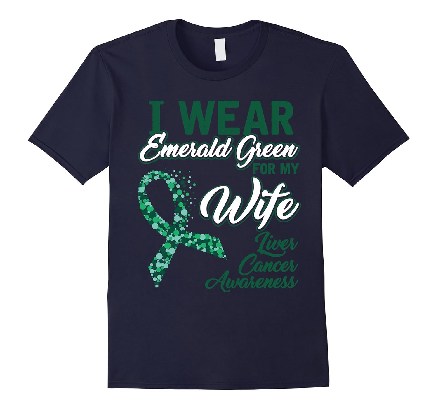 I Wear Emerald Green For My Wife T-shirt-ANZ