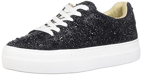 Betsey Johnson Women's Sidny Sneaker, Black, 7.5