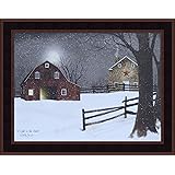 Louisiana swamp bayou hunting basin camp houseboats fishing camps cajun cabins floating boat southern homes camping boats raining acorns sleeping Amazon.com: New Fallen Snow by Billy Jacobs 15x19 Red Barn Wood Flyer