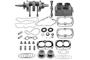 BALLMERS 1204334 Engine Rebuild Kit Crankshaft Camshaft Cylinder Engine Kit for Polaris 800 RZR 2008-2014; for Ranger 800 2011-2017; for Sportsman 800 2008-2009 Replace#2205112 2204396 2204393