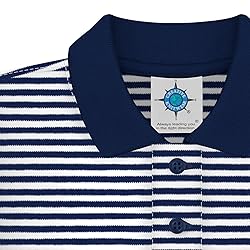 Villanova University Wildcats Striped Polo Shirt by