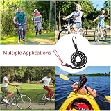 TeTupGa Bicycle Tow Rope Belt Strap for Parent-Child MTB, 1.7m-3m, Black view 6