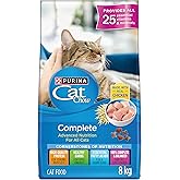 Cat Chow Complete Dry Cat Food, Real Chicken - 8 kg Bag