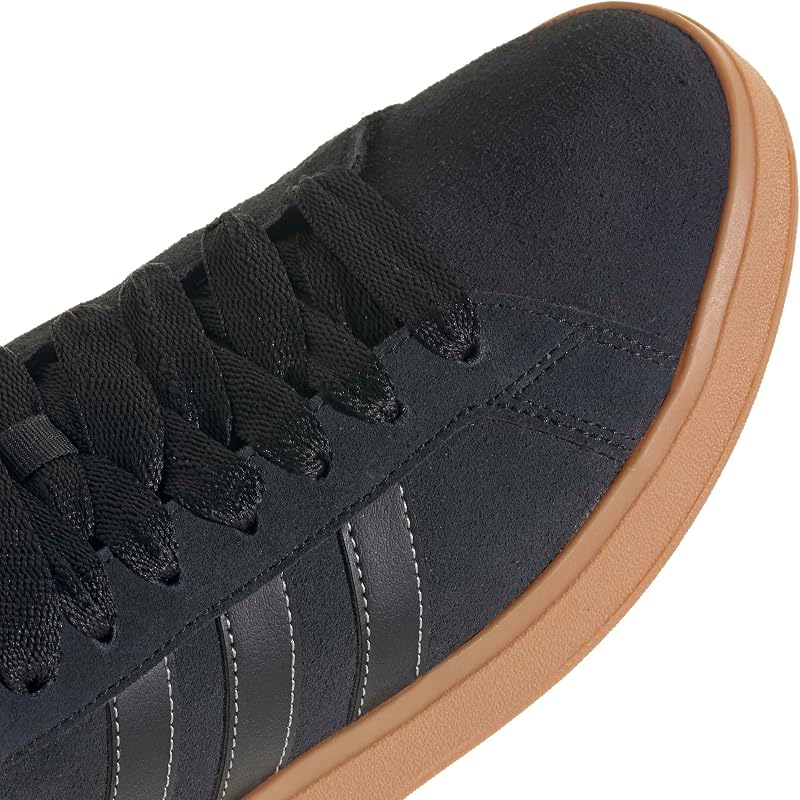 Hombre Grand Court Base 00S Shoes, Core Black/Core Black/Grey Two, 45 1/3 EU
