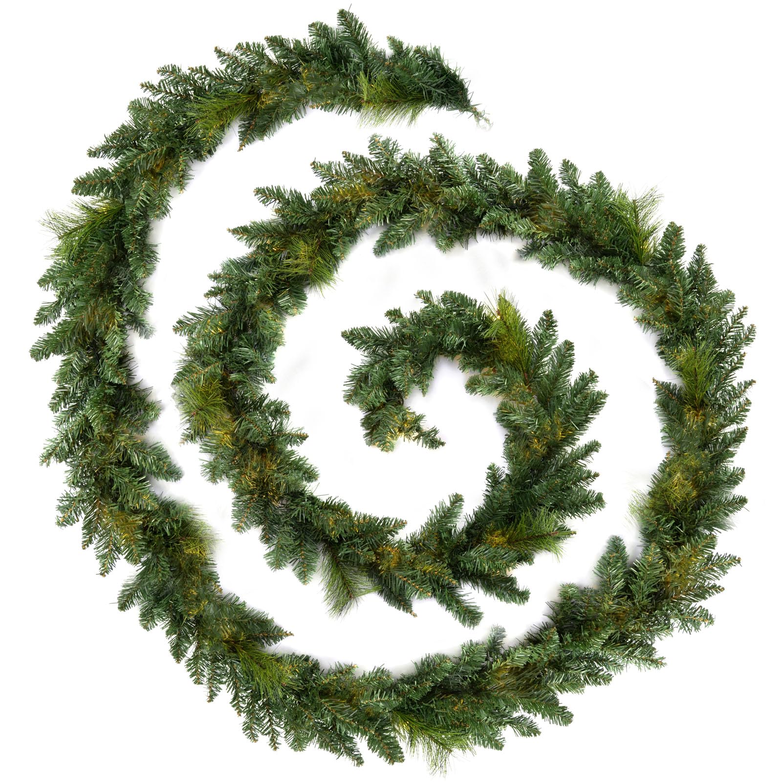 WeRChristmas Plain Garland, Green, 18 ft / 5.5 m