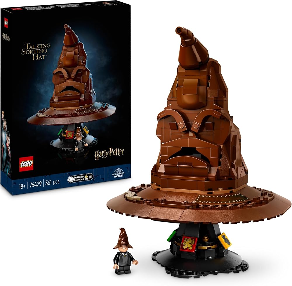 LEGO Harry Potter Talking Sorting Hat 76429 561-Piece Set with Sound Brick
