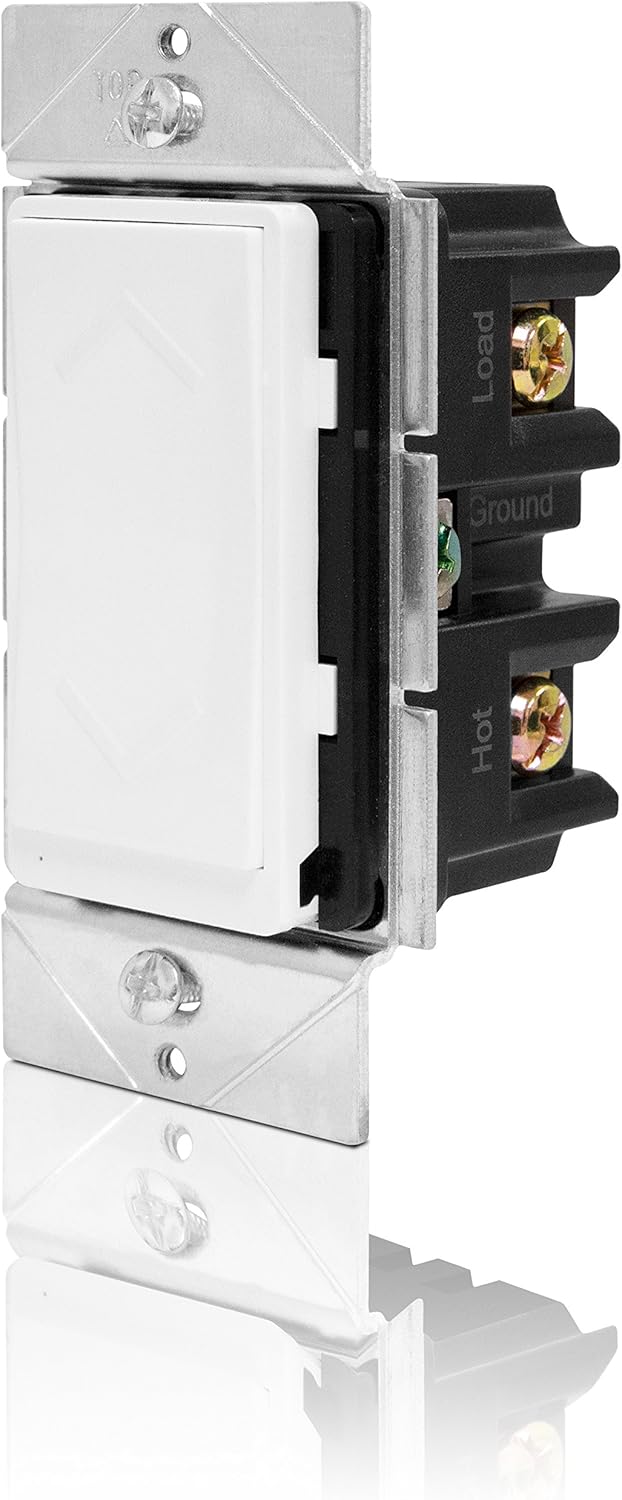 Enerwave ZB500D ZigBee Dimmer, Smart Dimmer Switch, In-Wall ZigBee Dimmer Switch, Dimmer Switch for LED and CFL, Interchangeable Face Covers: Home Improvement