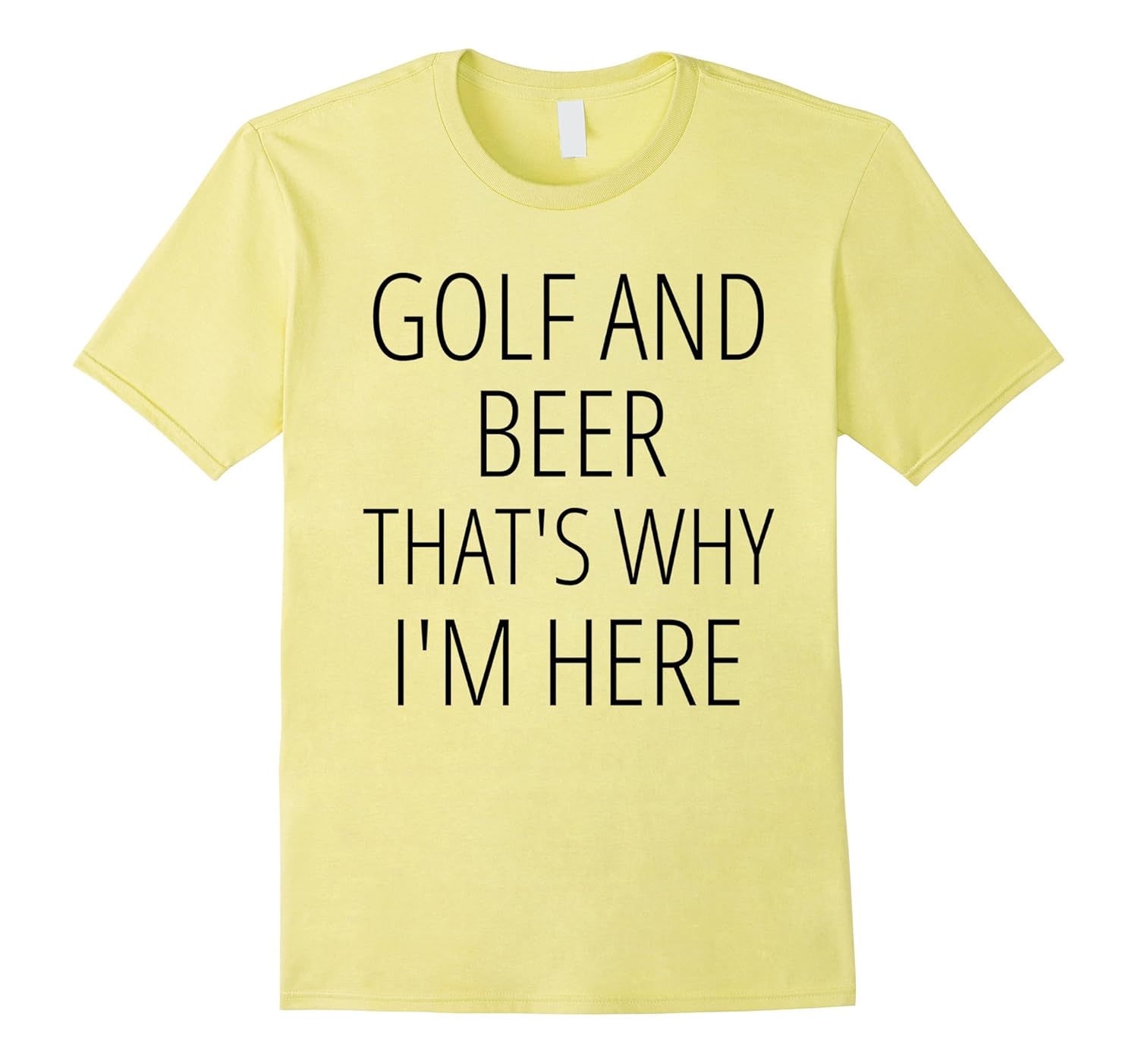 GOLF AND BEER Funny Novelty Golfing Golfer Tee ShirtCL Colamaga