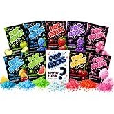 10 Flavor Mystery Flavor Popping Candy &ndash; Crackling Candy Explosion, Individually Wrapped Fun Treats for Parties, Kids Snacks, Goodie Bags, Surprise Flavor Experience