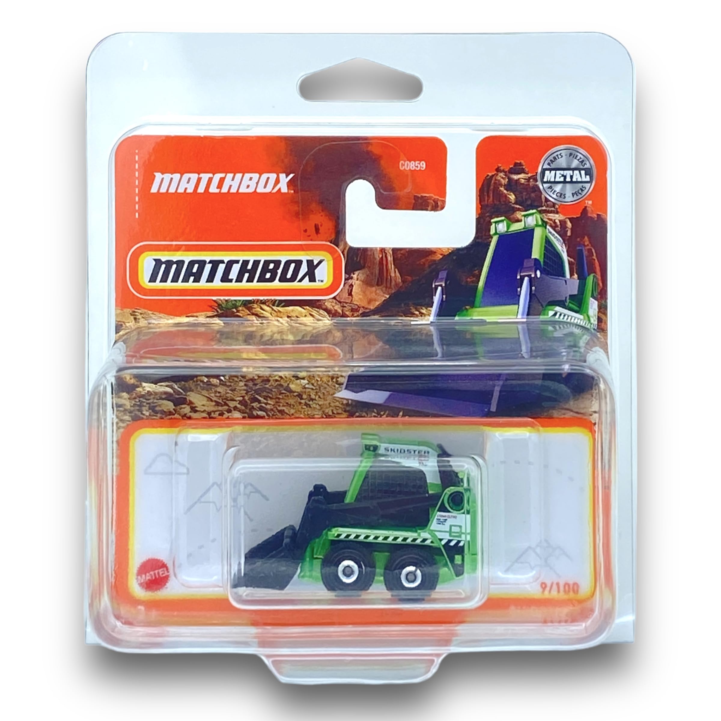Matchbox Skidster (Green) - MBX 2022-9/100 (Short Card) - COMES IN A KLAS CAR KEEPER SHORT CARD PROTECTOR CASE - HFT05