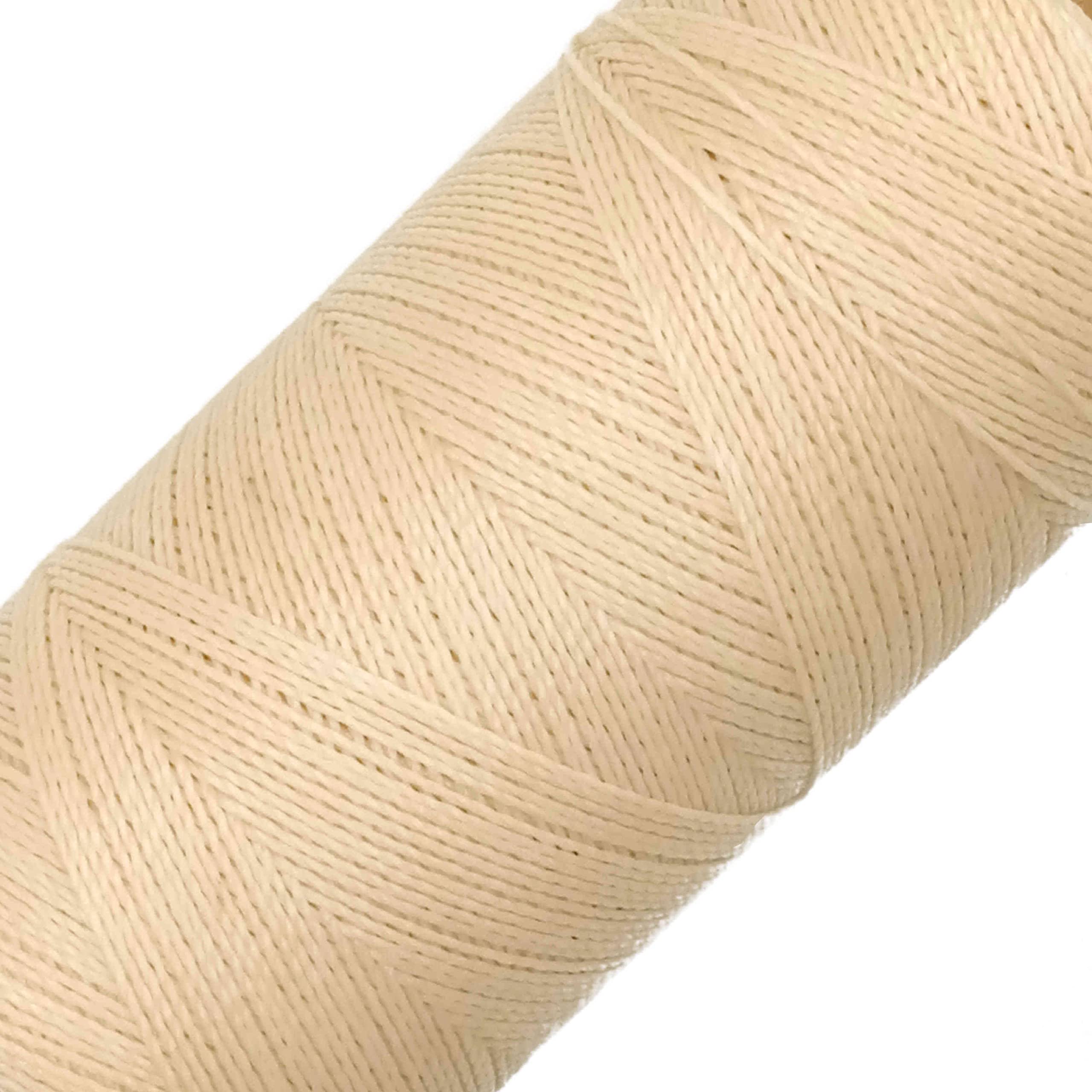 LINHASITA Brand Macrame YARN, 0.5 mm Thick Polyester Thread 360m, 100gr, 30 Colors - Ecru