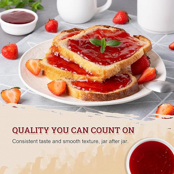 52USA STRAWBERRY FLAVORED JAM 2.7KG – LARGE FOOD SERVICE SIZE, SWEET AND FRUITY SPREAD FOR BAKING, COOKING & BREAKFAST