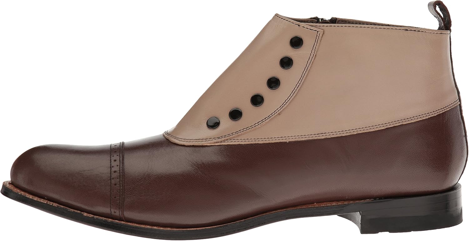  | Stacy Adams Men's Madison Cap-Toe Spat Boot | Boots