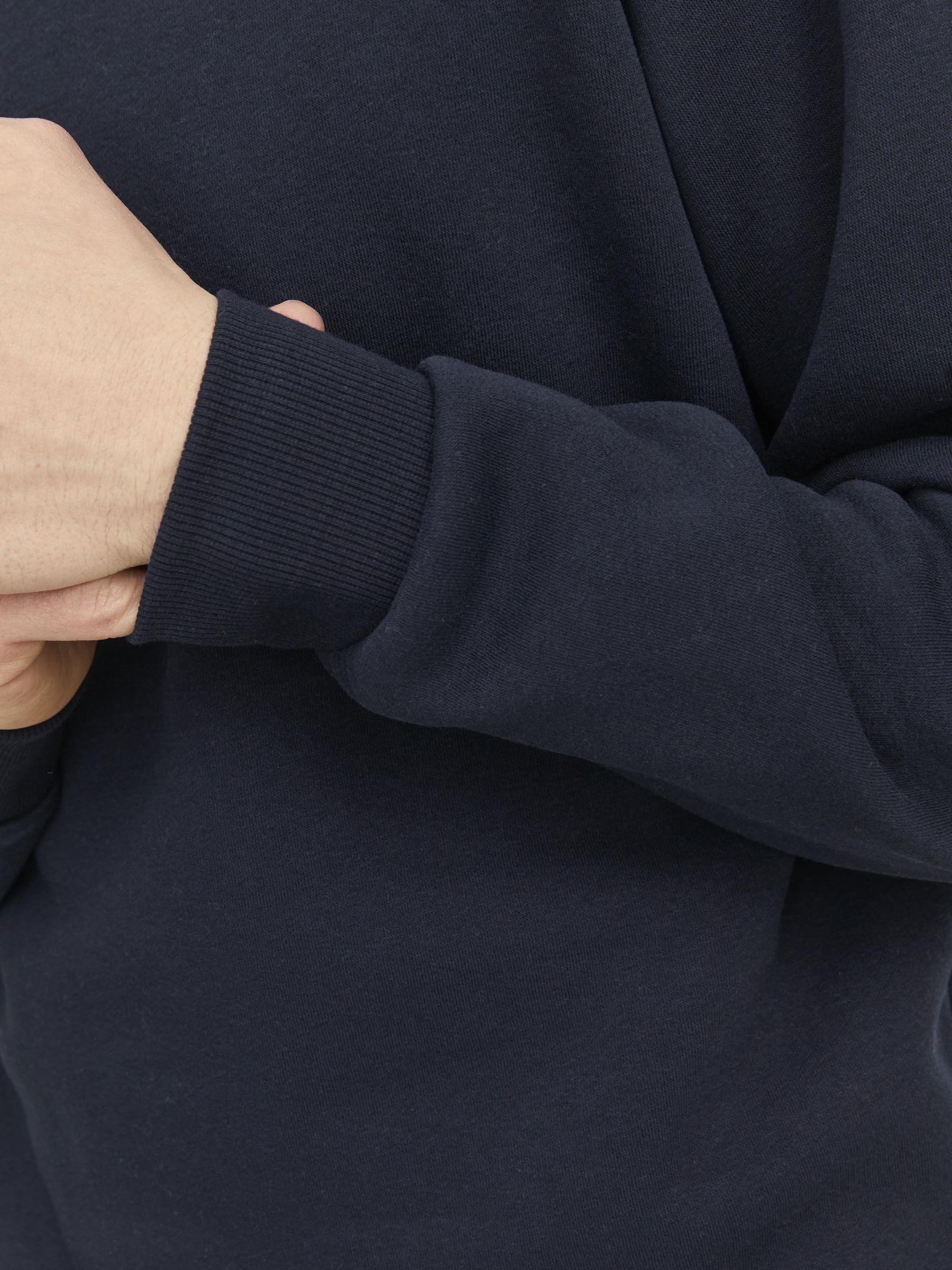 JACK & JONES Male Sweatshirt mit Rundhals Einfarbig Sweatshirt mit Rundhals 6