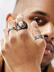 FindChic Customized Round Signet Rings with Photo