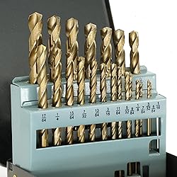 BEHAPPY Cobalt Drill Bit Set 21Pcs, M35 High Speed