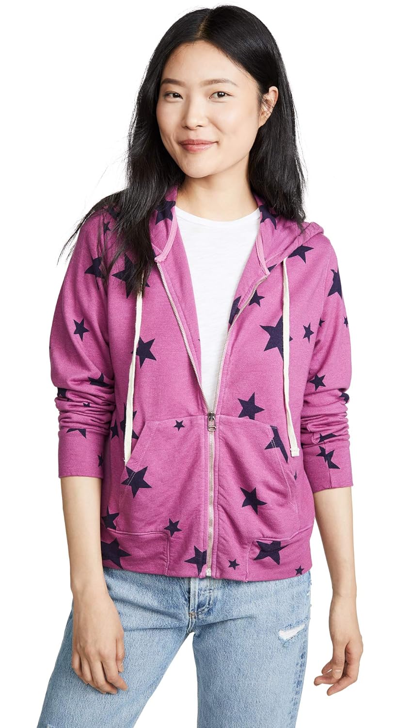 sundry star zip sweatshirt