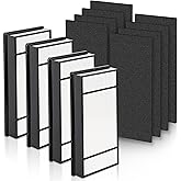 4*HEPA Filters+8*Carbon Filter, Compatible with Honeywell H Filter, True H13 HEPA Replacement Filters H Compatible with HRF-H1 HRF-H2, Fits Model HPA050, HPA150, HPA060, HPA160, HHT055, HHT155