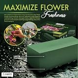 Caliko Floral Foam Blocks Pack 4 23x11x7cm Wet Brick for Arrangements view 5