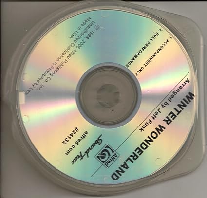 Winter Wonderland Cd Choir Lyrics By Dick Smith Music By Felix Bernard Arr Jeff Funk Amazon Com Musical Instruments