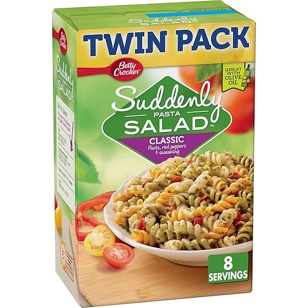 BETTY CROCKER SUDDENLY PASTA SALAD, CLASSIC, TWIN PACK,...