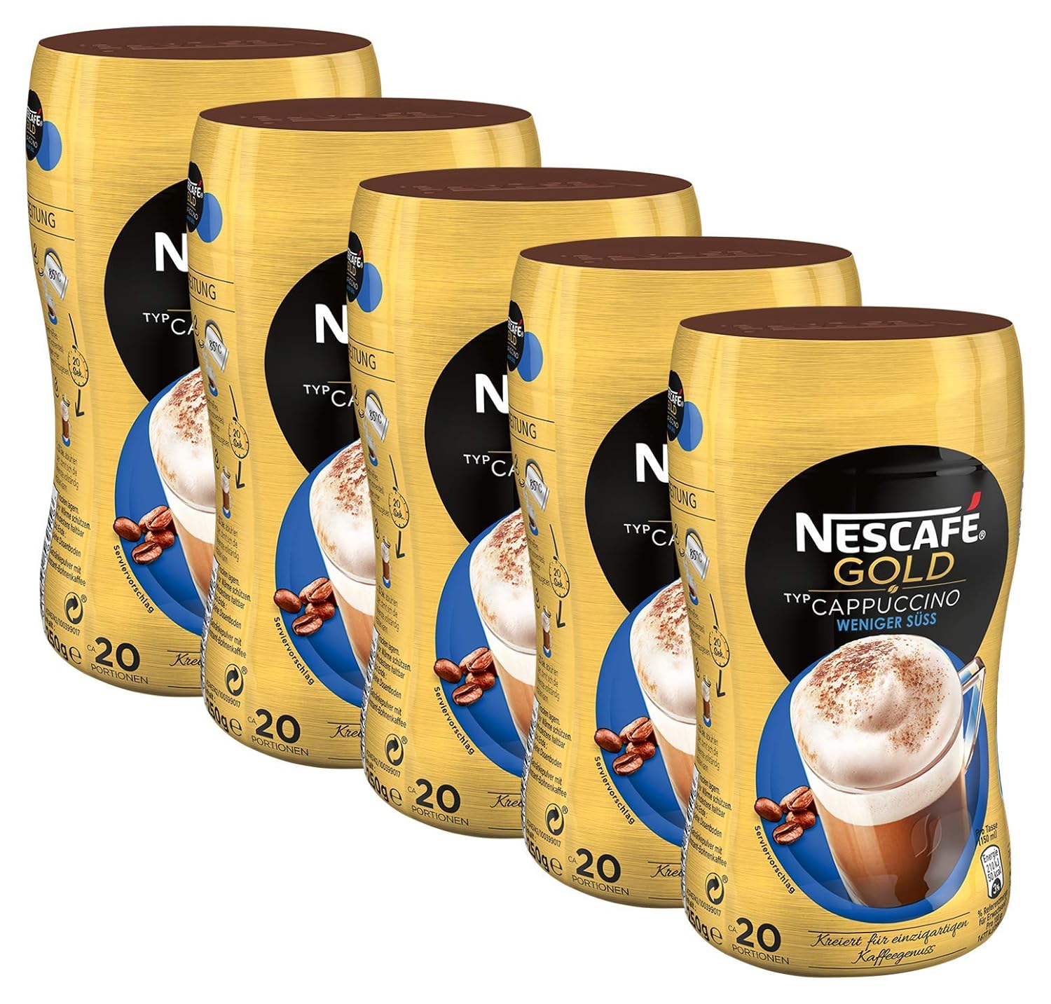 Nescafé Gold Typ Cappuccino Weniger süß (250 g)