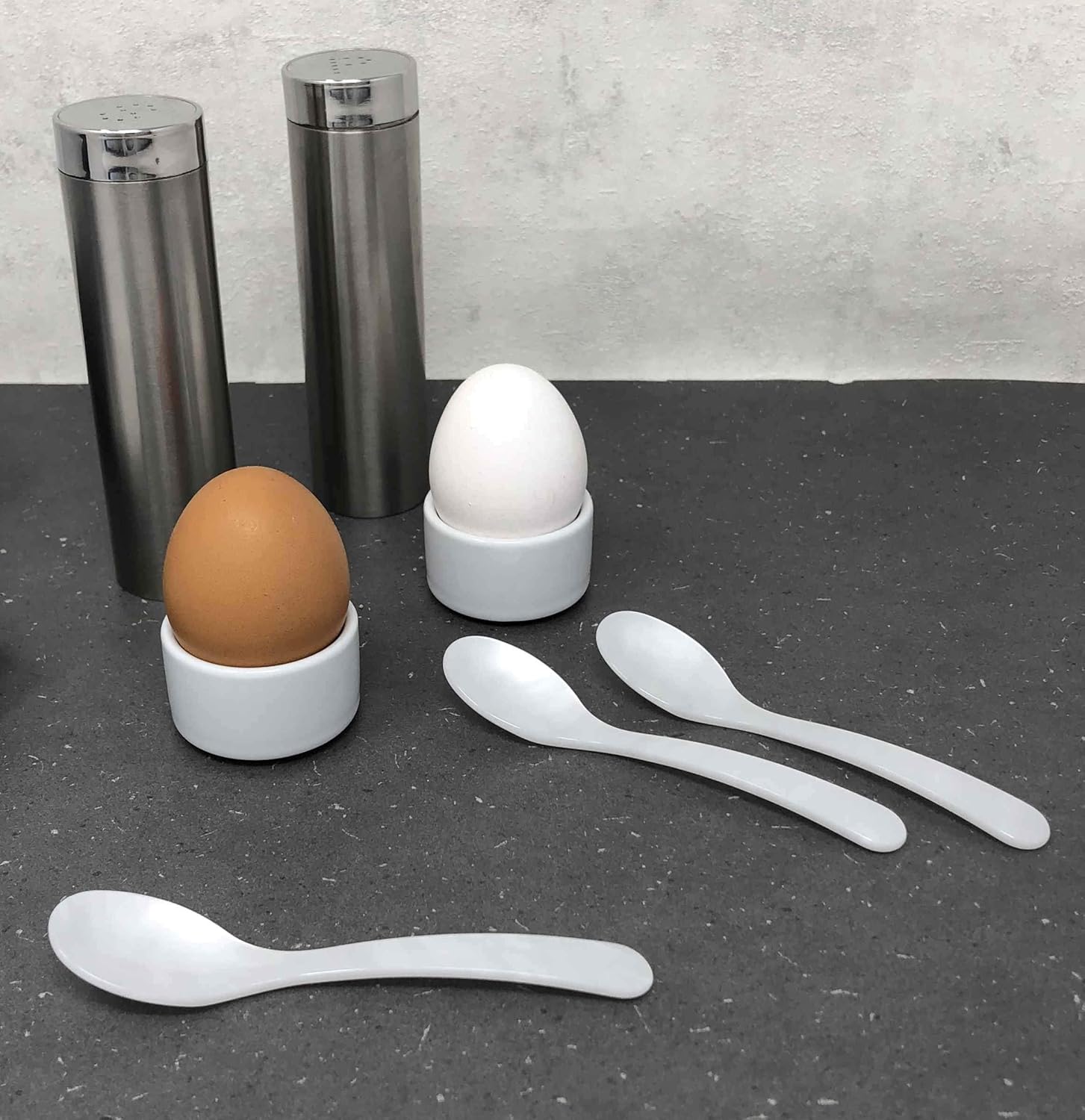 Eierloffel Perlmutt Weiss Heim Sohne 6 Acryl Loffel Im Set Als Servierloffel Diploffel Eierloffel Fruhstucksloffel Dessertloffel Kinderloffel In Perlmuttoptik Kuche Haushalt Wohnen