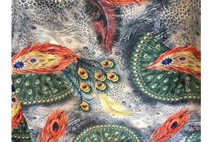 OctoRose Full Size 3 Side Zipper Premium Velvet Rich Opulent Color Green/Rust Mixed Futon Cover Sofa Daybed Couch Mattress Slipcover (Velvet-Peacock-Green, Full Size)