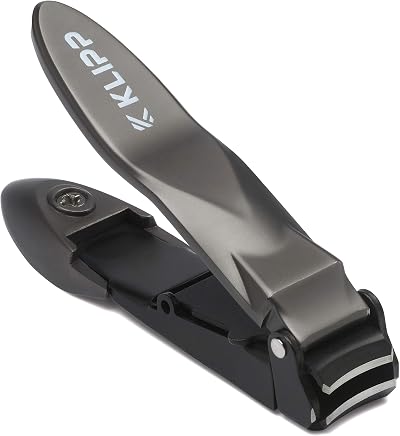 KLIPP Nail Clippers for Men with Catcher – Heavy Duty Self-Collecting Clippers