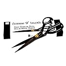 Scissors 9 inch - Professional Heavy Duty Industrial Strength High Carbon Steel Tailor Scissor Shears For Fabric Leather Sewing Dressmaking Tailoring Home Office Artists Students Tailors Dressmakers