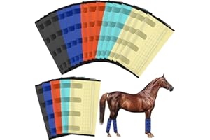 Paterr 20 Pcs Mesh Fly Boots for Horse Breathable Horse Leggings Mesh Horse Boots Protective Horse Leg Horse Fly Leggings Horse Fly Boots Prevent Flies and Mosquitoes Bites Reduces Stress Stomping