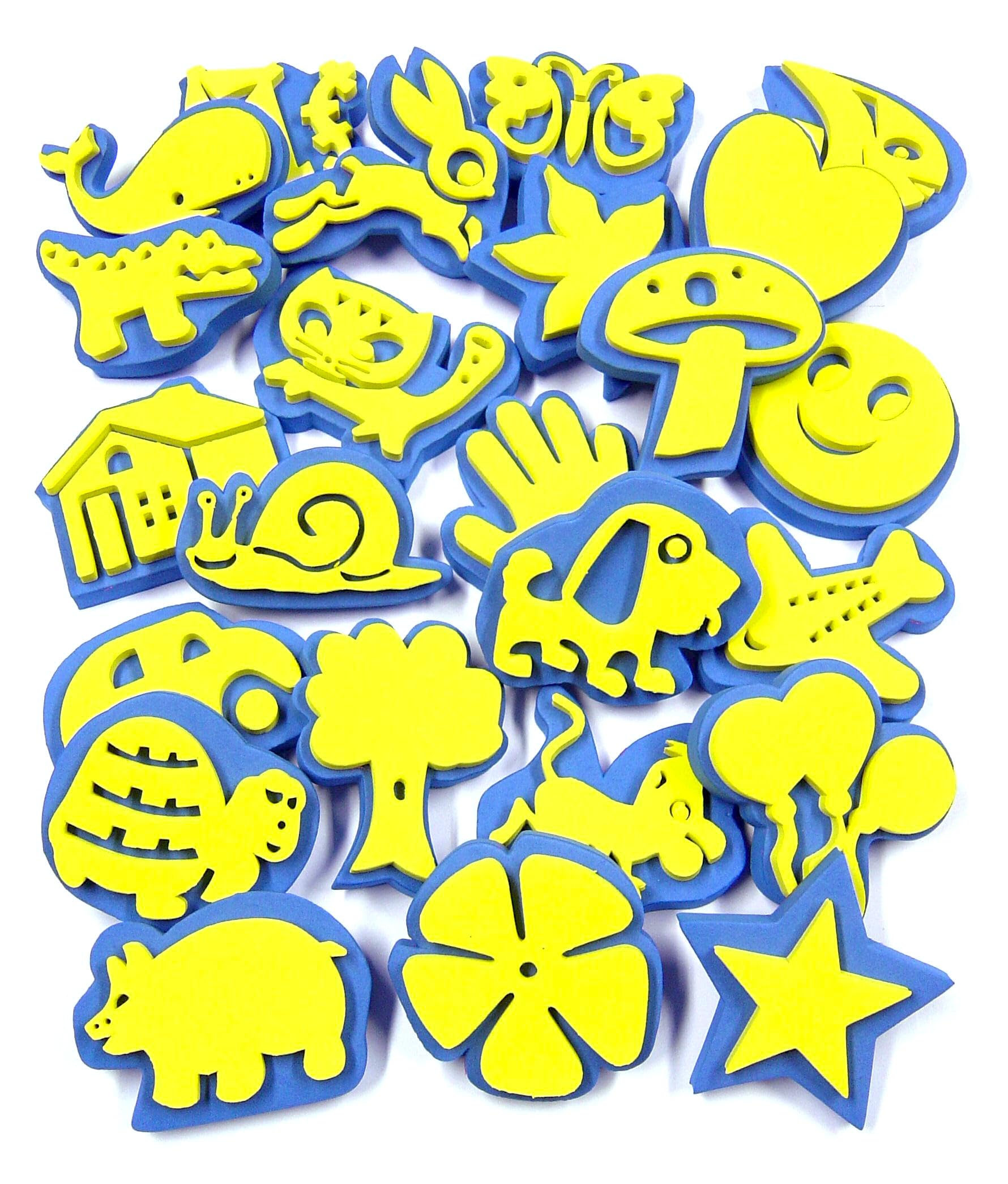 Major Brushes Crafty Foam Shapes Pack of 24